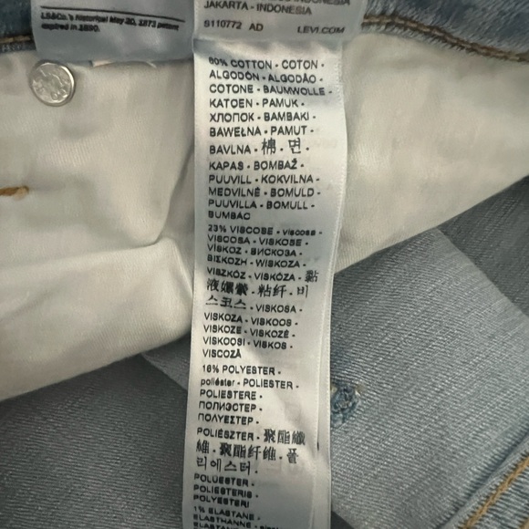 Levi's Plus Size Levi's 311 Shaping Capris-Size 18W - Picture 8 of 9